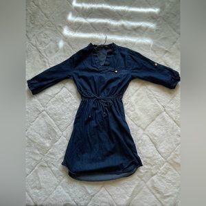 youth Size 7 Denim  Blue Girls  Dress  preowned